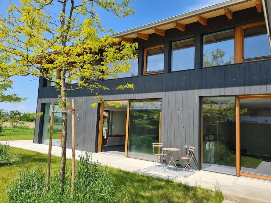 Vintage Studio Am Chiemsee Übersee Kültér fotó