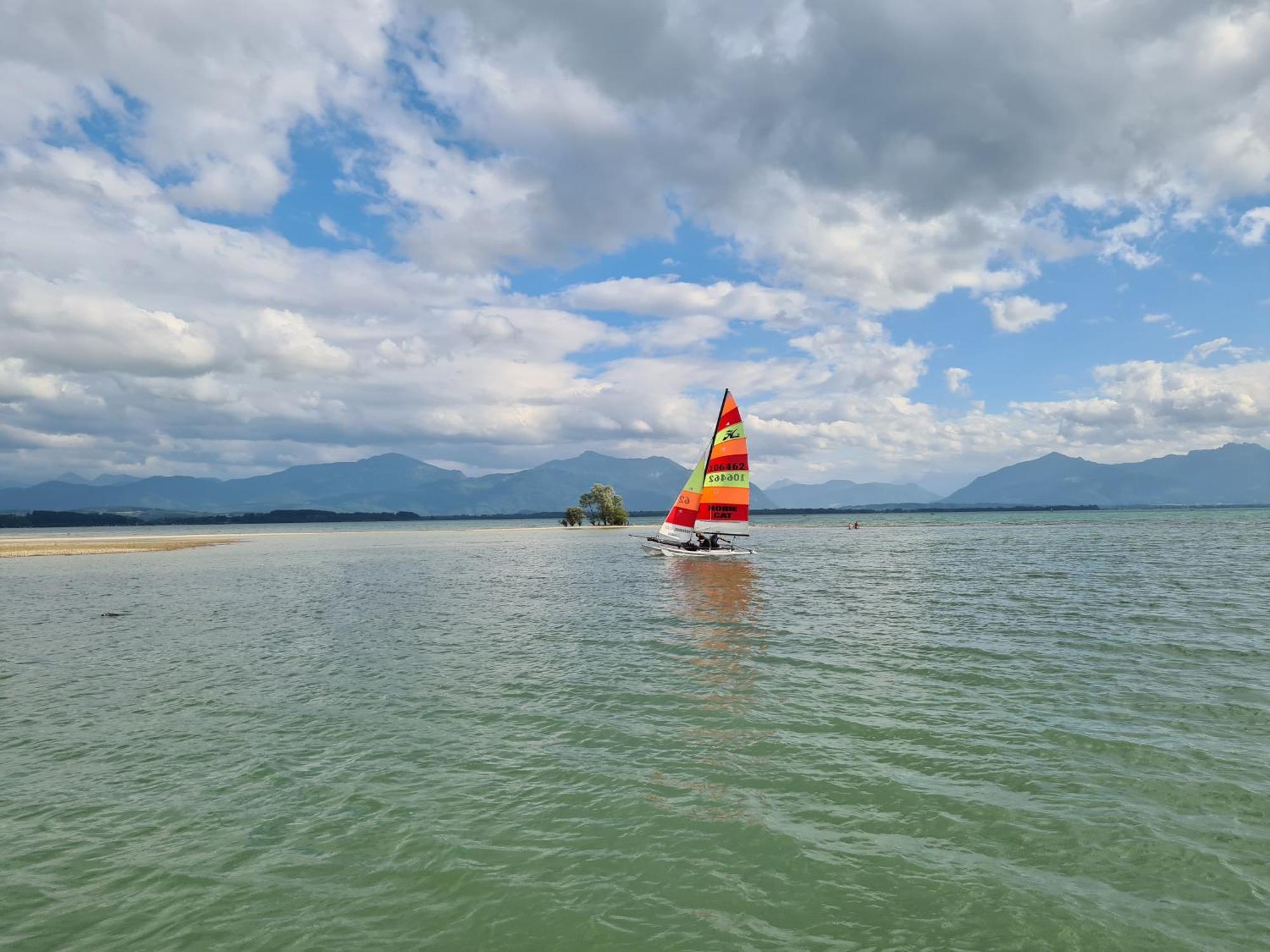 Vintage Studio Am Chiemsee Übersee Kültér fotó