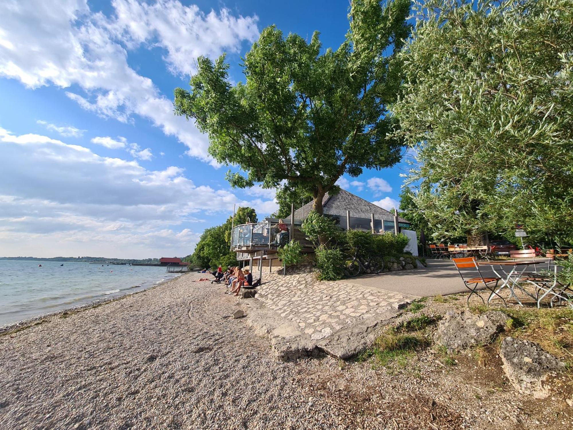 Vintage Studio Am Chiemsee Übersee Kültér fotó